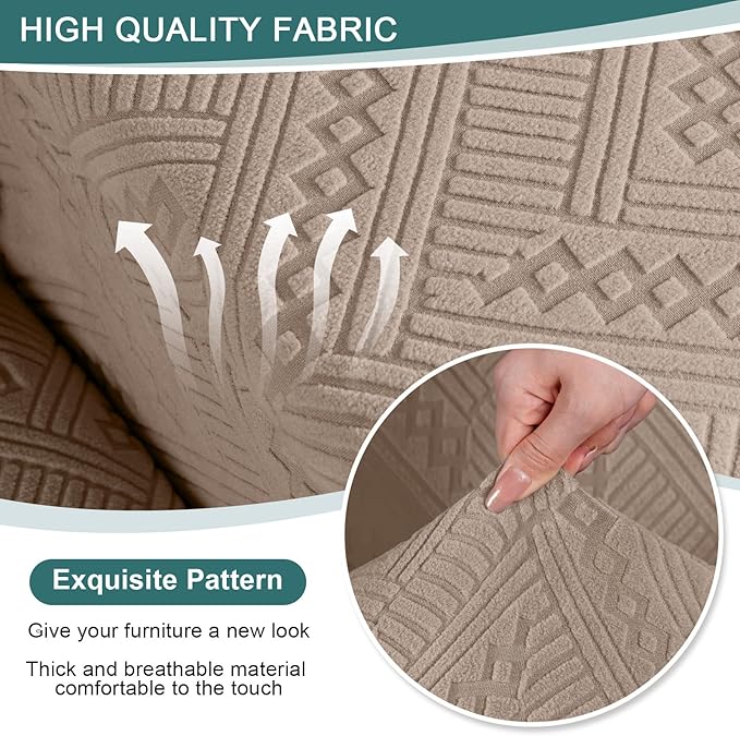 Ruaozz Stretch Loveseat Recliner Covers