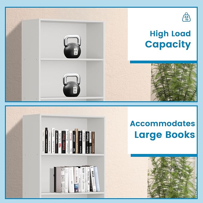 GRUSIGN 71" Tall 6-Tier Bookshelf, Large Open Display Bookcase