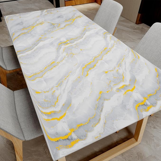 White Gold Marble Contact Paper