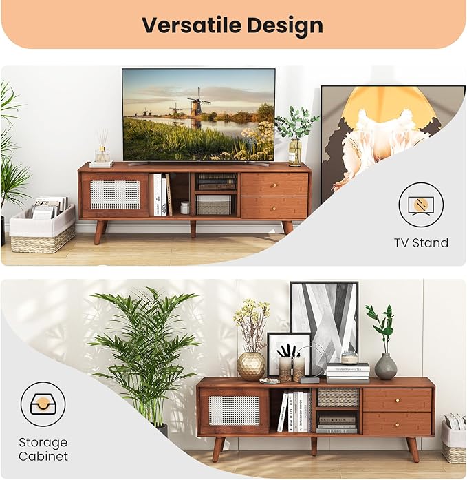 Giantex Mid Century Modern TV Stand