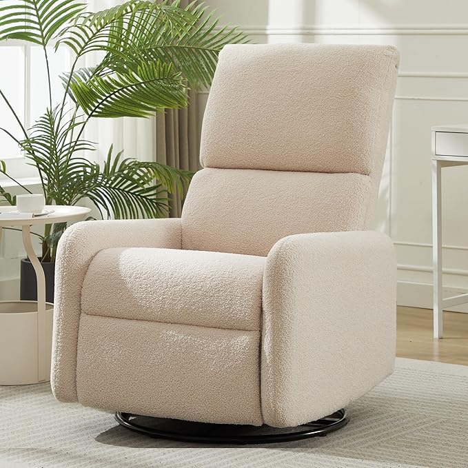 Korser 360° Rocking Chair, Nursery Rocker Chair