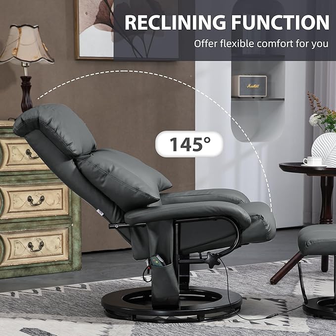 HOMCOM Massage Recliner Chair