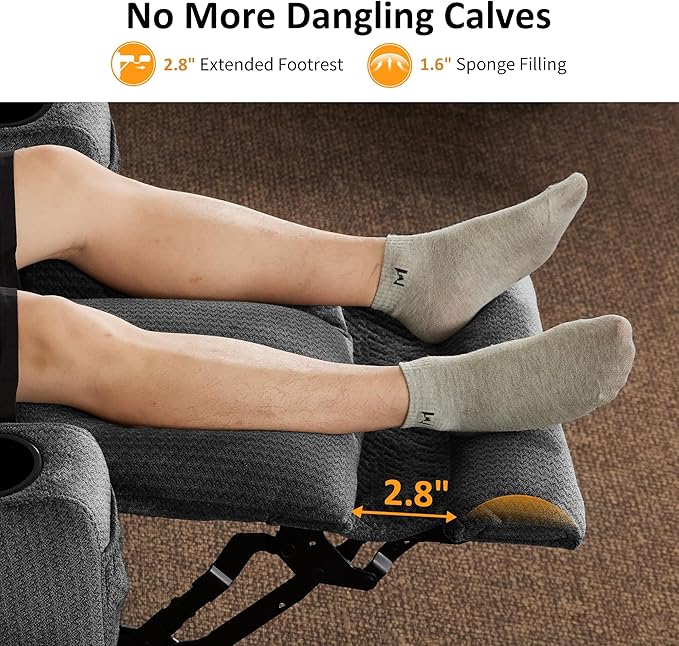MCombo Zero Gravity Power Reclining Sofa