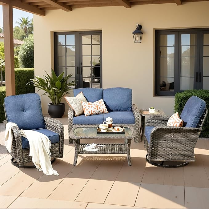 Weaxty Wicker Patio Furniture Set