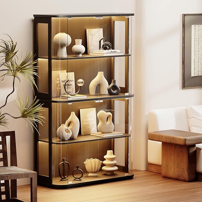 BROTTAR Large Rounded Display Cabinet