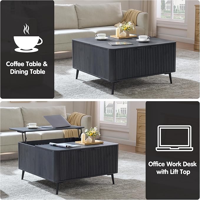 Fatmok Large Lift Top Coffee Table