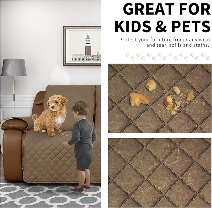 Easy-Going Recliner Sofa Cover, Reversible Couch Cover