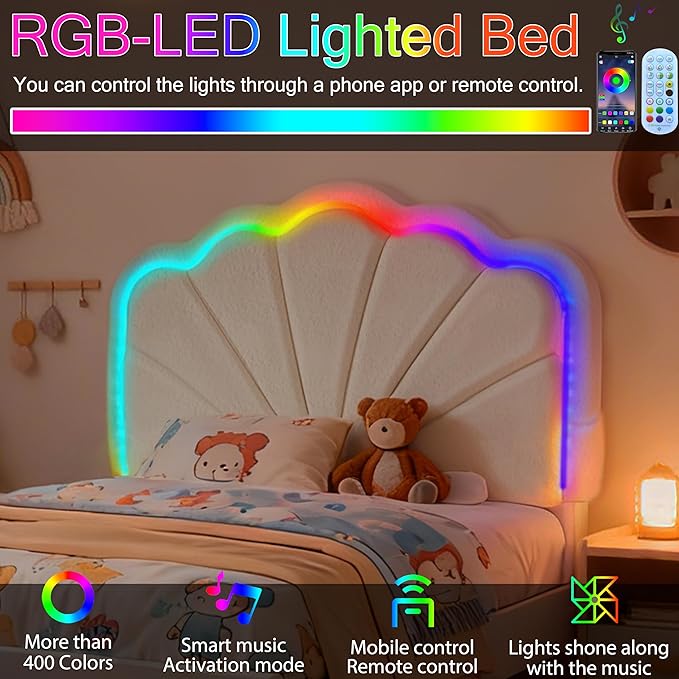 Twin Multifunctional Upholstered Bed，Children’s Bed