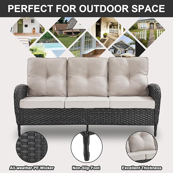 Belord Expansive 10 Pieces Outdoor Patio Furniture Set