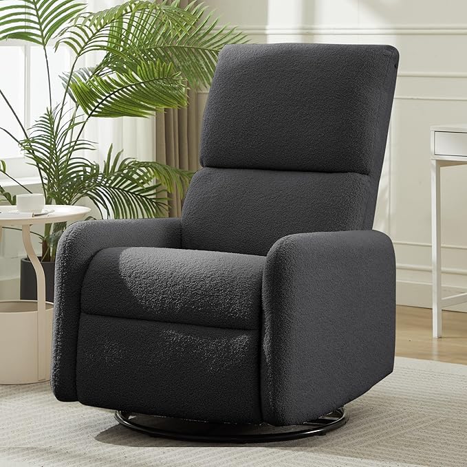 Korser 360° Rocking Chair, Nursery Rocker Chair