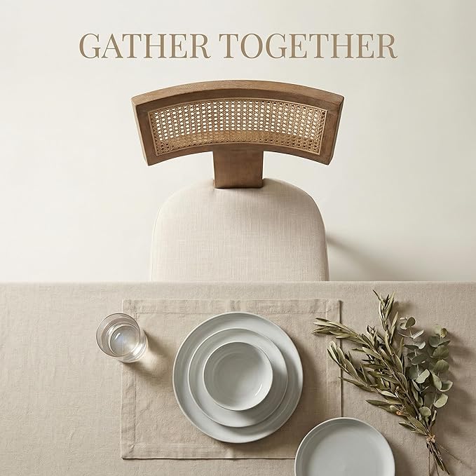 VESCASA Linen Upholstered Dining Chairs
