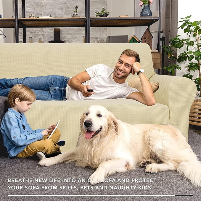 ZNSAYOTX Super Stretch Couch Cover Universal Sofa Covers