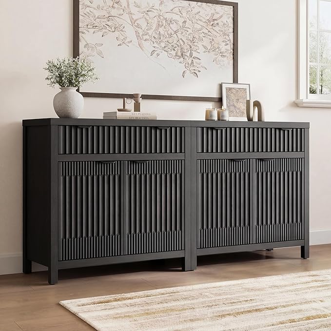Fatmok Fluted Buffet Cabinet