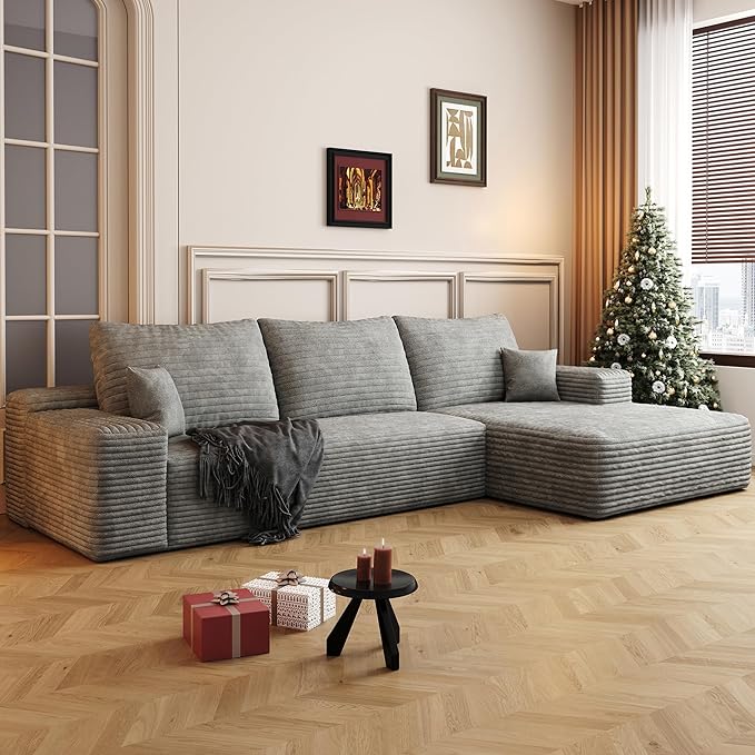 108" Sectional Couches for Living Room Cloud Couch Sofa