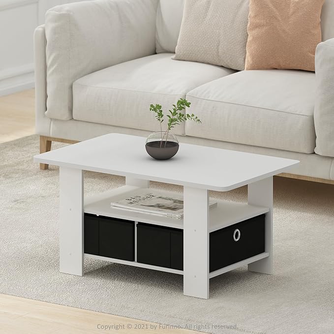 Furinno Andrey Coffee Table, Small Modern Center Table