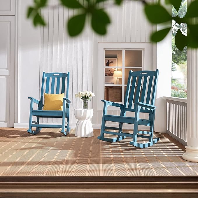 Psilvam Oversized Outdoor Rocking Chair,