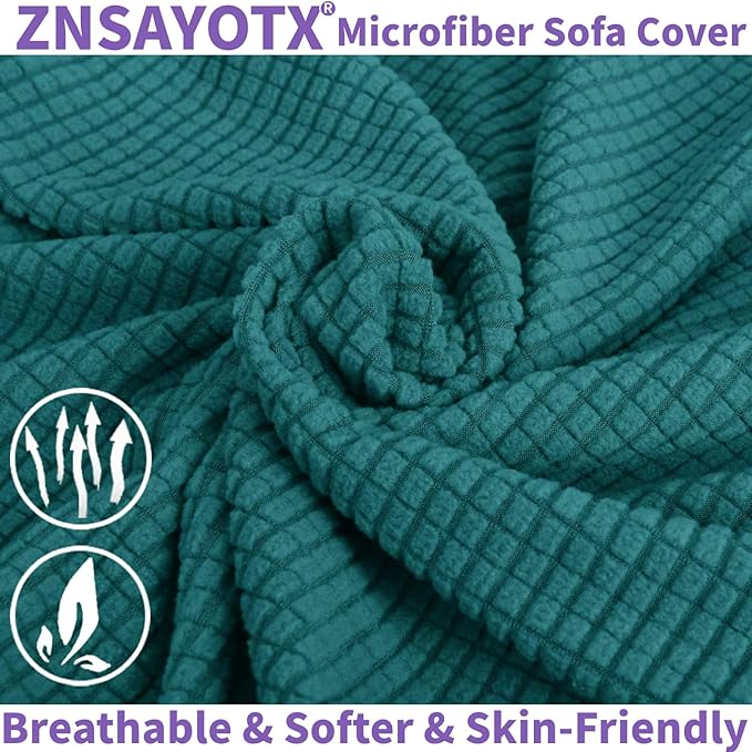 ZNSAYOTX Stretch Oversized Couch Cover Universal Sofa Covers