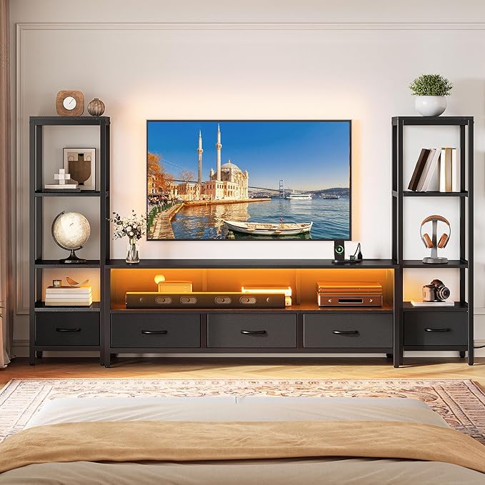YITAHOME Modern TV Stands for 65 inch TVs, Entertainment Center