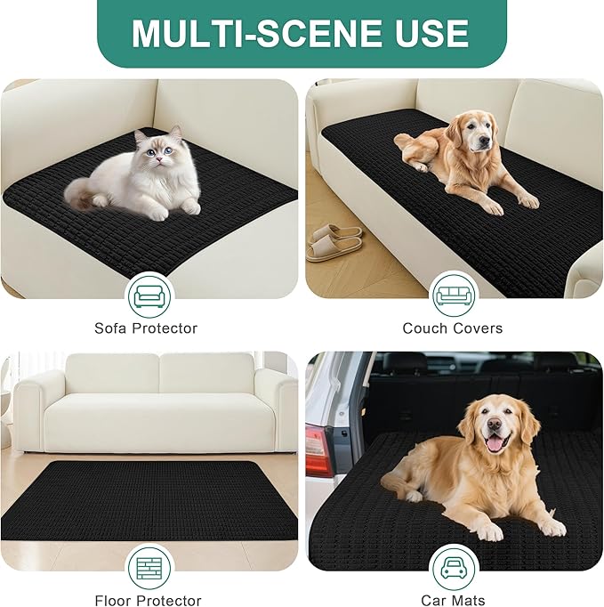 Foxdecor Couch Cover Sofa Covers Washable, Dog Bed Cover Couch Covers