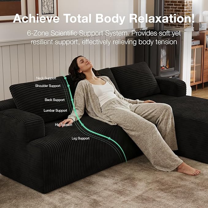 Novilla L-Shape Sectional Couches