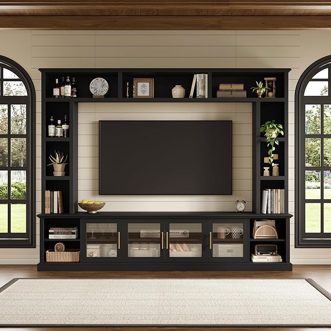 Merax 95" Entertainment Center for TVs up to 80", All-in-One TV Stand