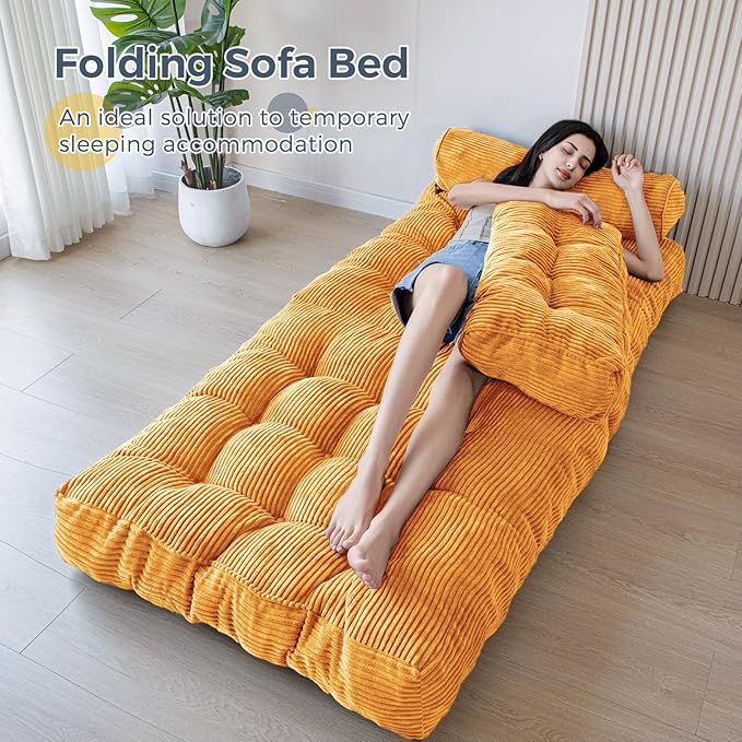 MAXYOYO Folding Sofa Bed, Convertible Sleeper Chair