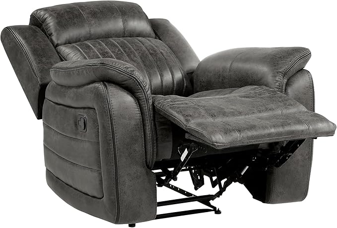 Lexicon Recliner Living Room Set, Home Theater Seating, Manual Polished