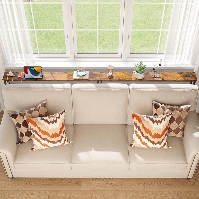 ELYKEN 47.2" Narrow Console Sofa Table