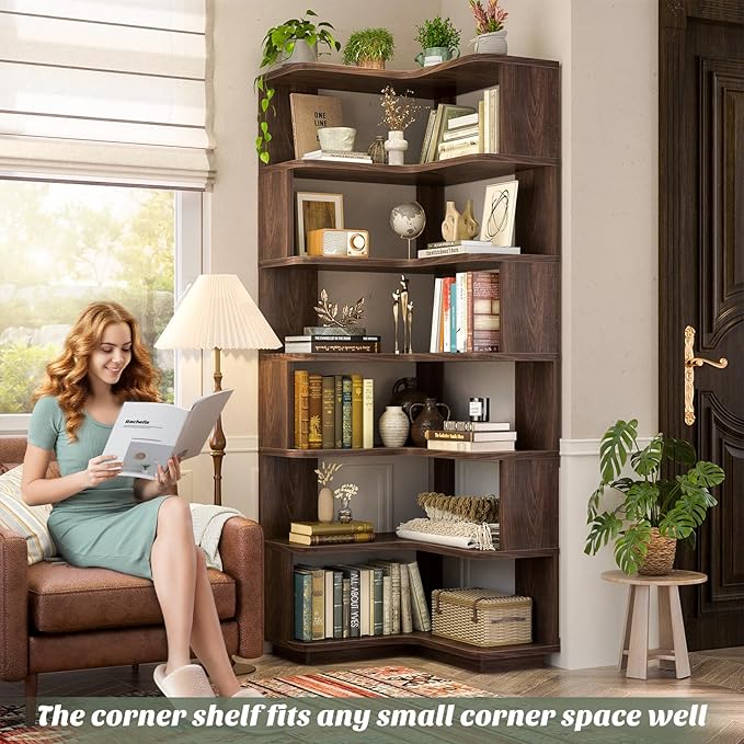 Armocity Corner Book Shelf