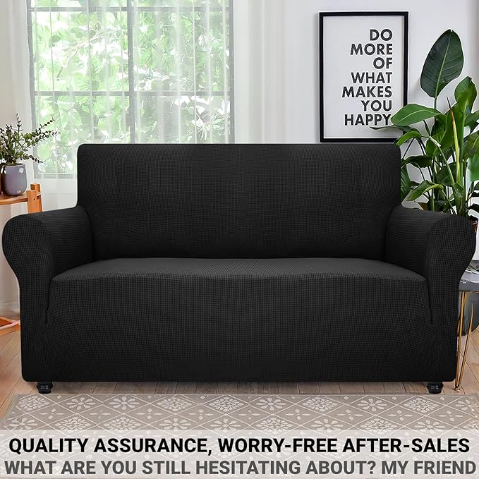 ZNSAYOTX Super Stretch Couch Cover Love Seat Sofa Covers