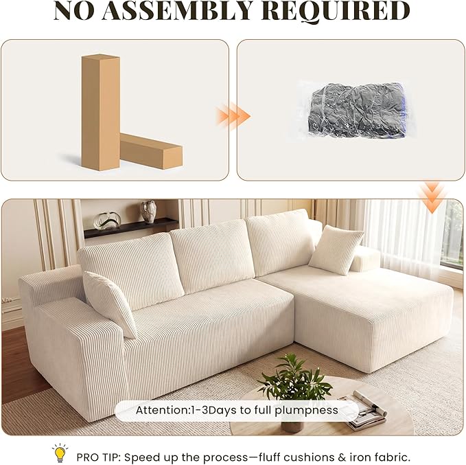 GRUSIGN Cloud Sectional Boneless Couches