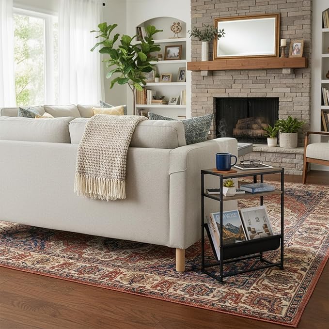 Narrow End Table for Small Spaces