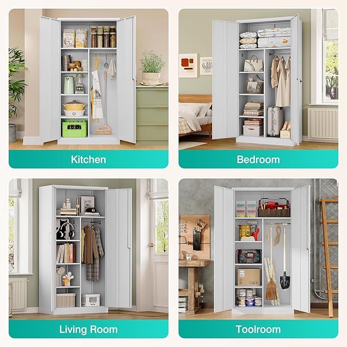 Wide & Deep Metal Storage Cabinet