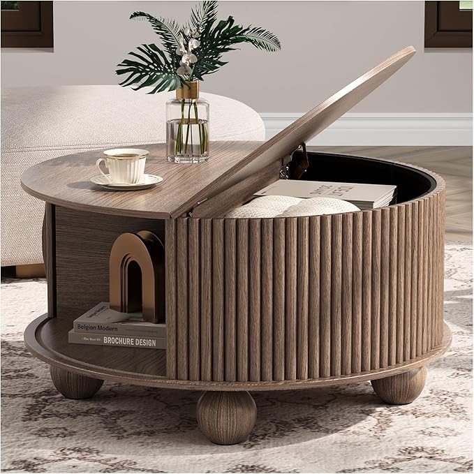 JOINICE Round Coffee Table