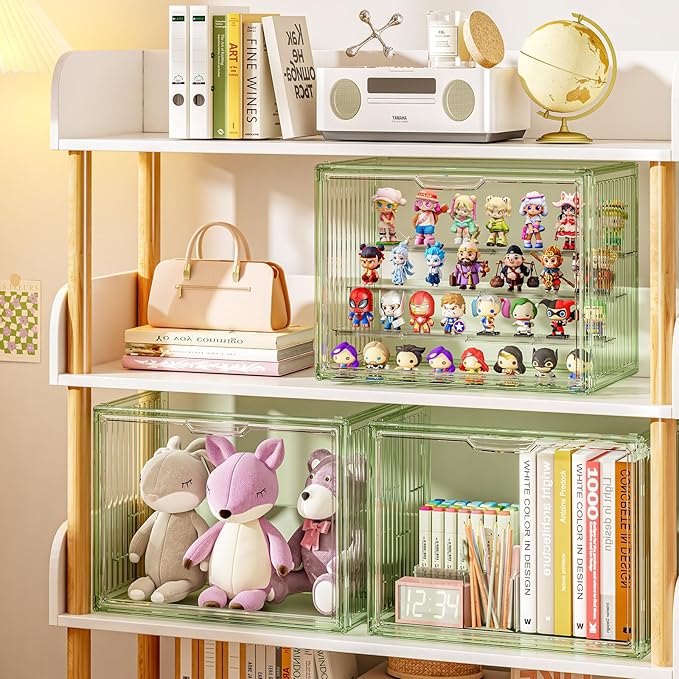 Clear Green Acrylic Figure Display Case