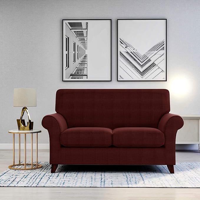 ZNSAYOTX 3 Piece Loveseat Covers