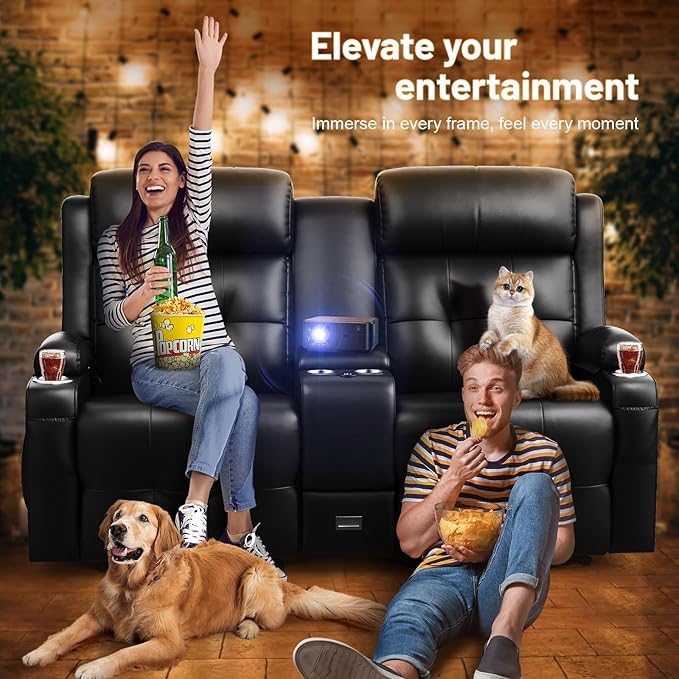 Recliner Sofa Set, Wall Hugger Couch