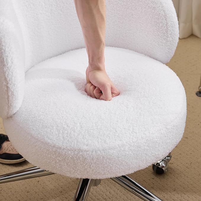 VINGLI Cute Small Swivel Desk Chair Comfy