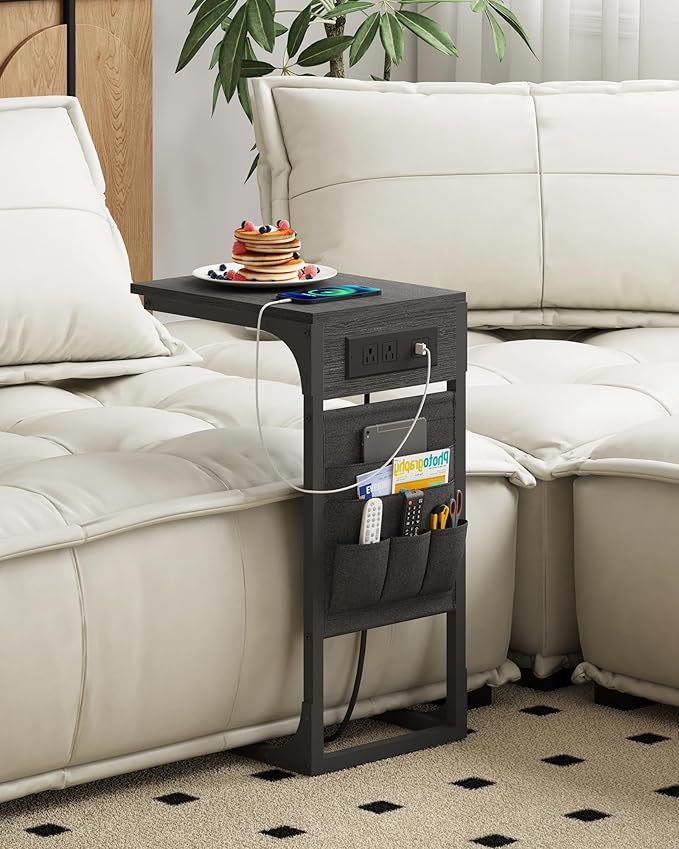 TUTOTAK C Shaped End Table