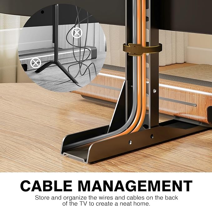 TAVR Universal Table Top TV Stand Mount, TV Legs