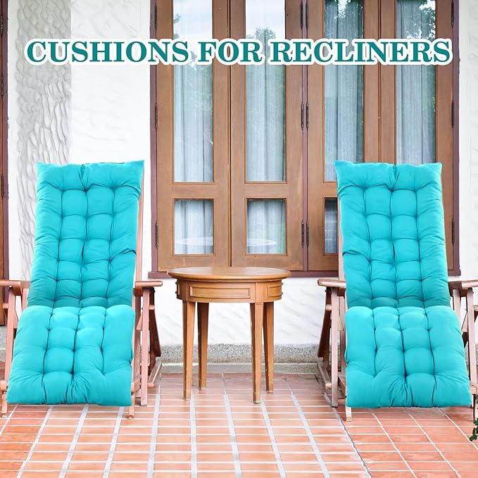 67 x 19 Inch Chaise Lounge Cushions Soft Lounge Chair Cushion Gravity Chair