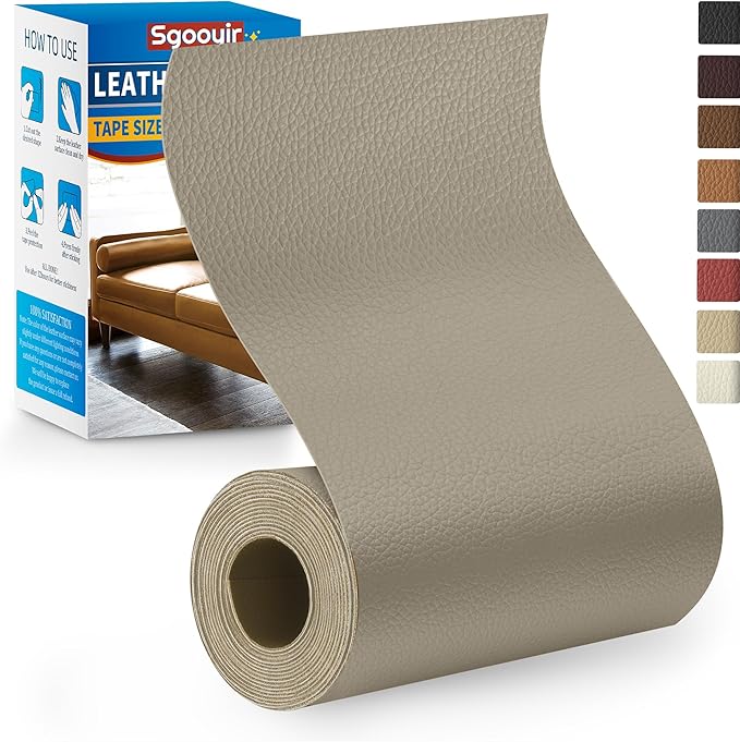 Leather Repair Patch Tape Kit, Vinyl Leather Repair Kit