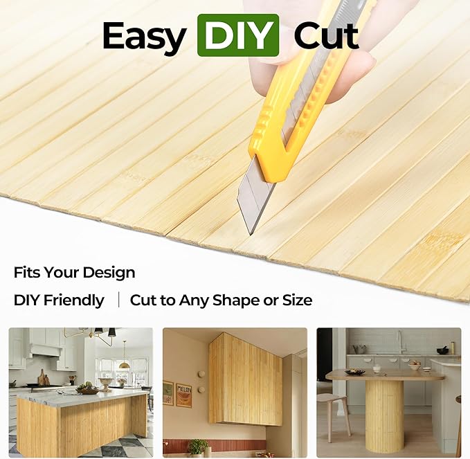Bamboo Wall Panel, Peel and Stick wall Panels, paneles decorativos para pared