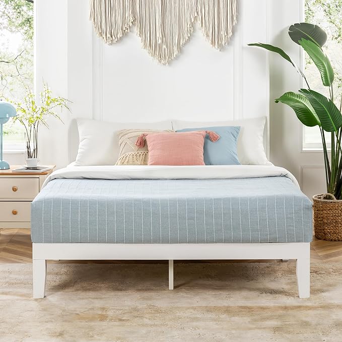 Mellow Naturalista Classic 12 Inch Solid Wood Platform Bed