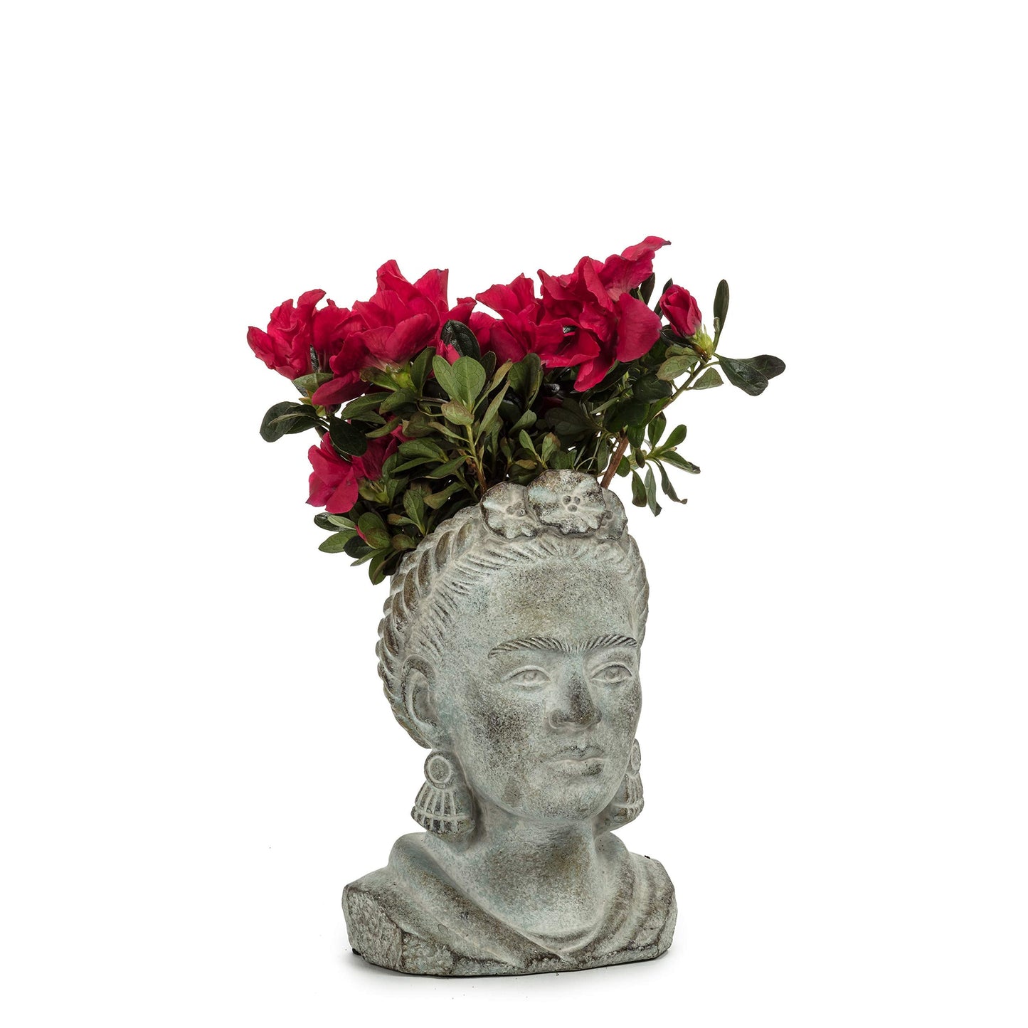 Abbott Collection Small Woman with Unibrow Head Planter-8" H