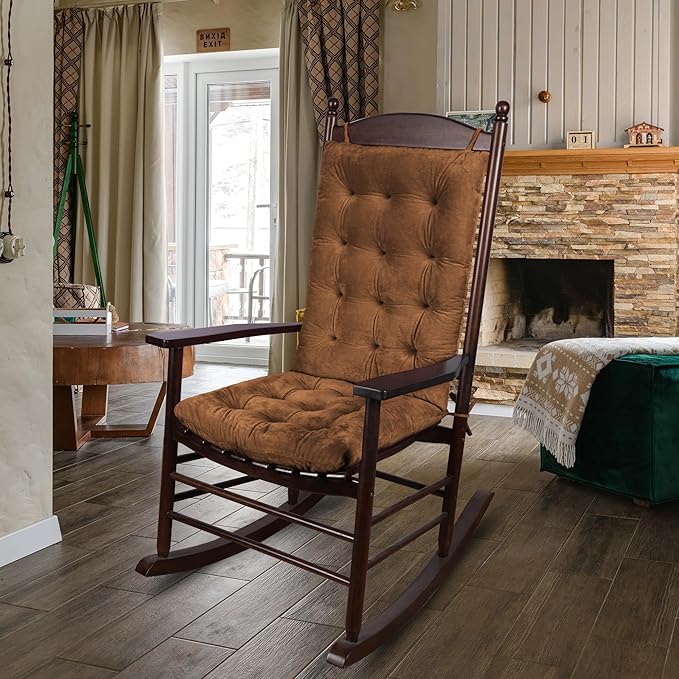 ELFJOY Rocking Chair Cushion Large Rocking Chair Pads