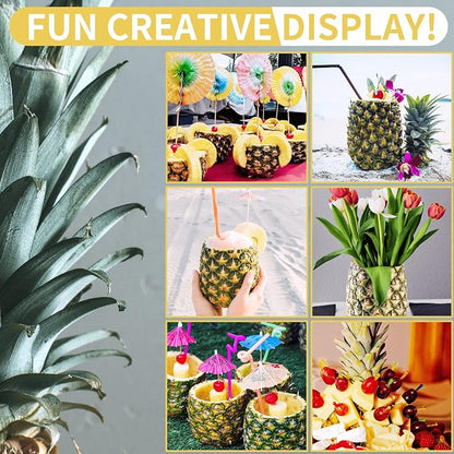 Pineapple Corer, [Upgraded, Reinforced, Thicker Blade] Newness Premium Pineapple Corer Remover, Stainless Steel Pineapple Core Remover Kitchen Tool with Sharp Blade for Diced Fruit Rings, Red
