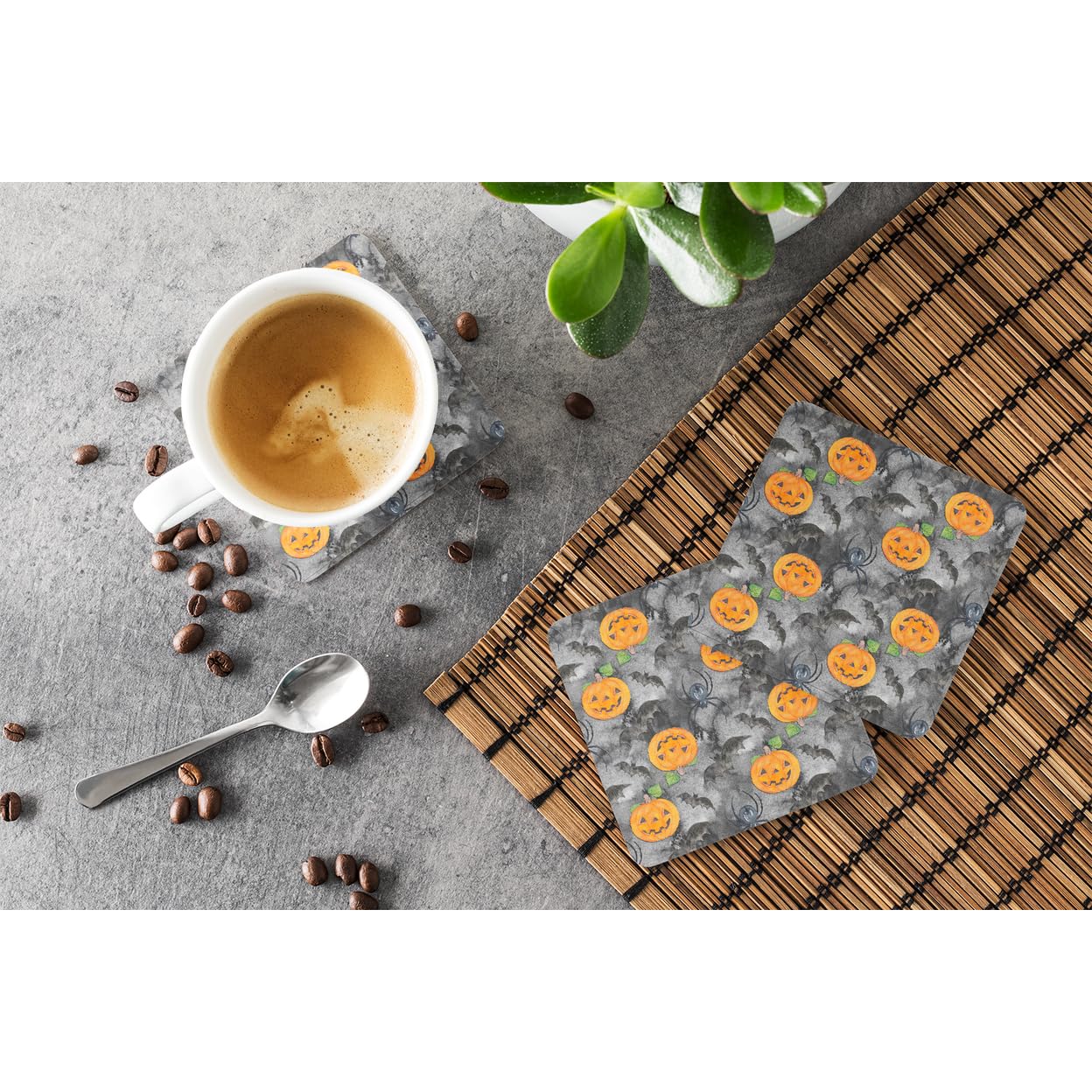 Caroline's Treasures Decorative Coasters, 3.5, Multicolor
