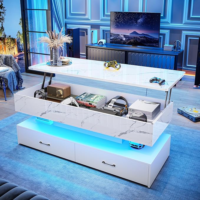 SEDETA 47.2" Lift Top Coffee Table, Coffee Tables