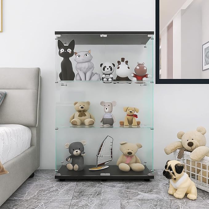 LFT HUIMEI2Y Glass Display Cabinet 3-Shelf